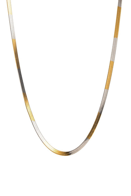 rowan: gradient snake chain necklace