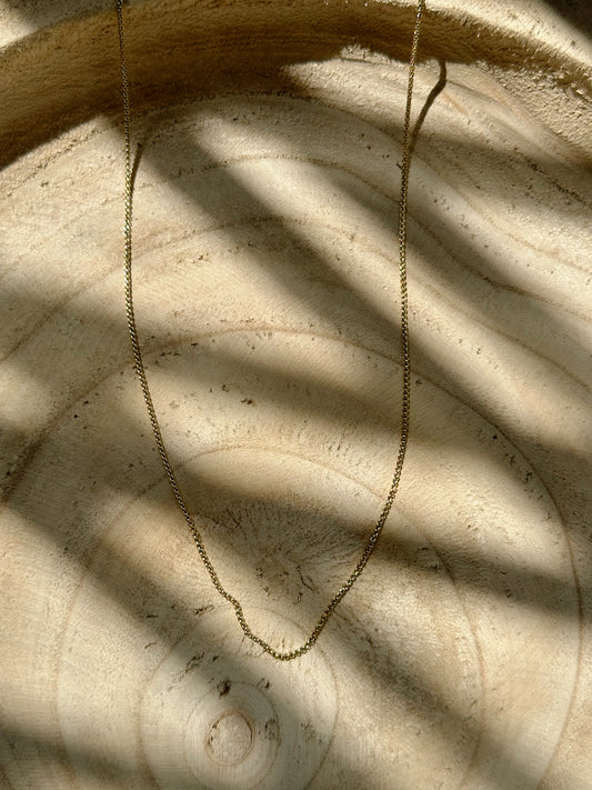 rowan: sloane mini box chain necklace