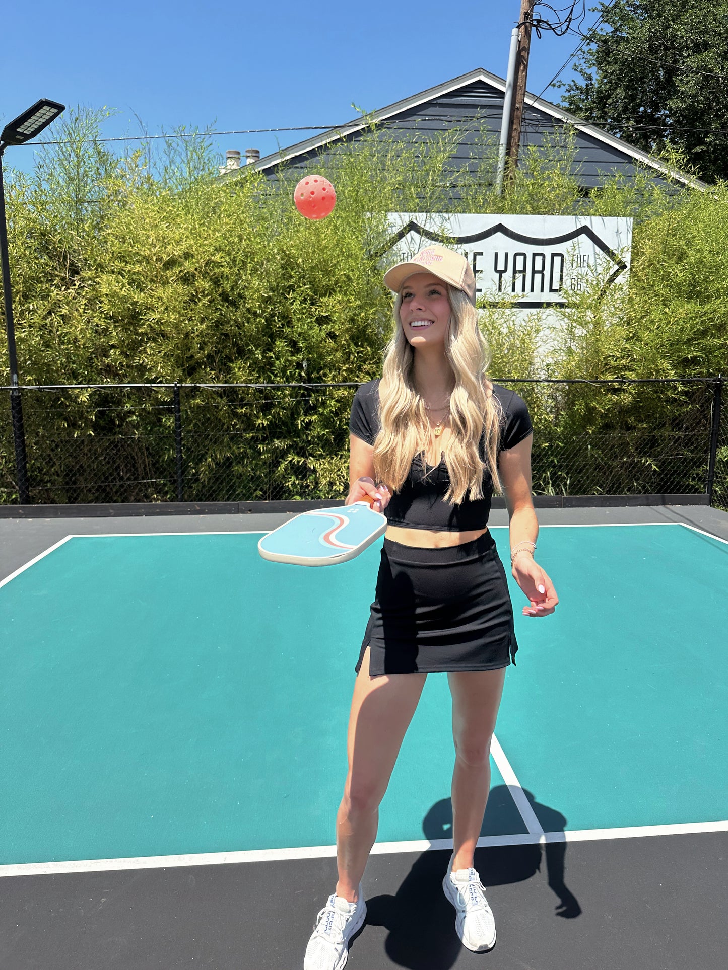 high waist tennis skirt