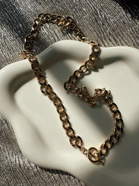 rowan: reese link chain necklace