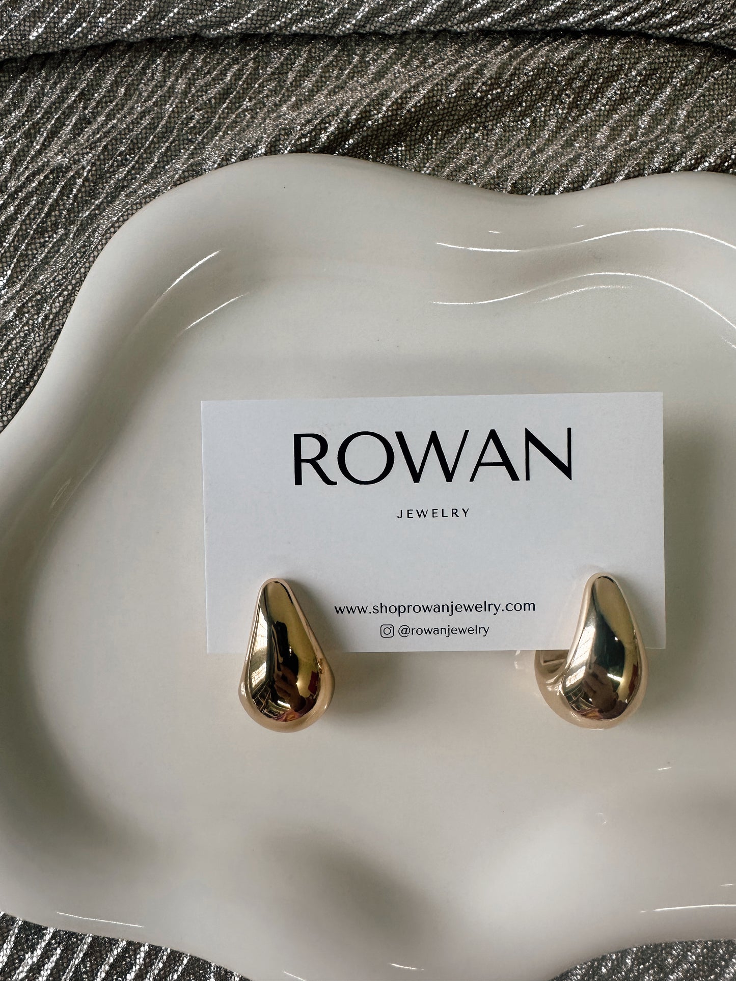 rowan: ava tear drop earrings