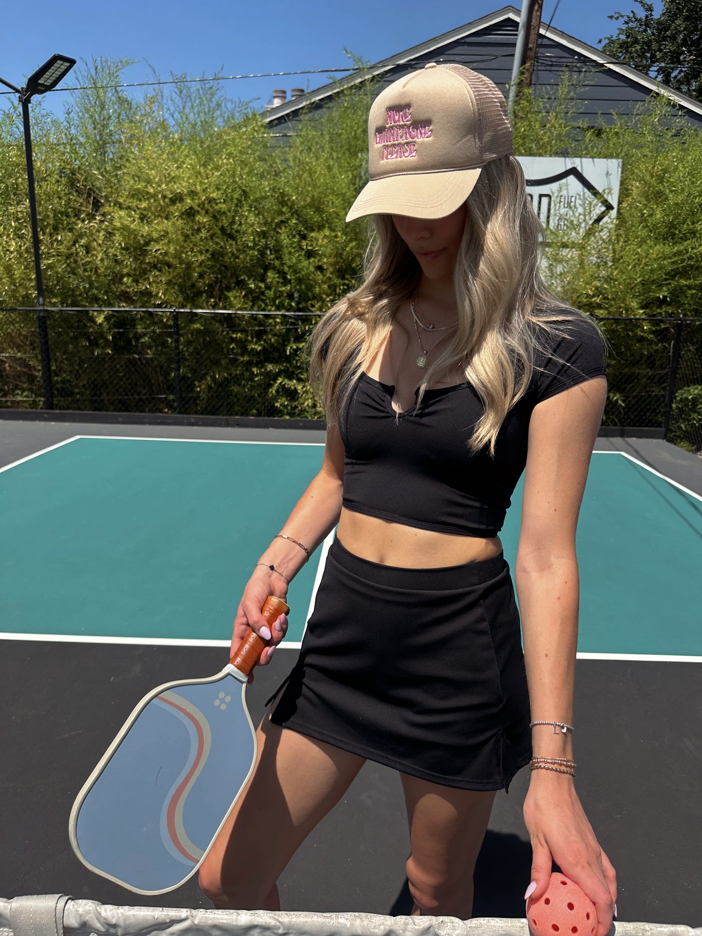high waist tennis skirt