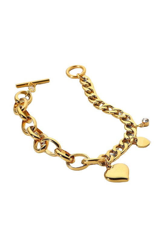 rowan: chunky charm bracelet