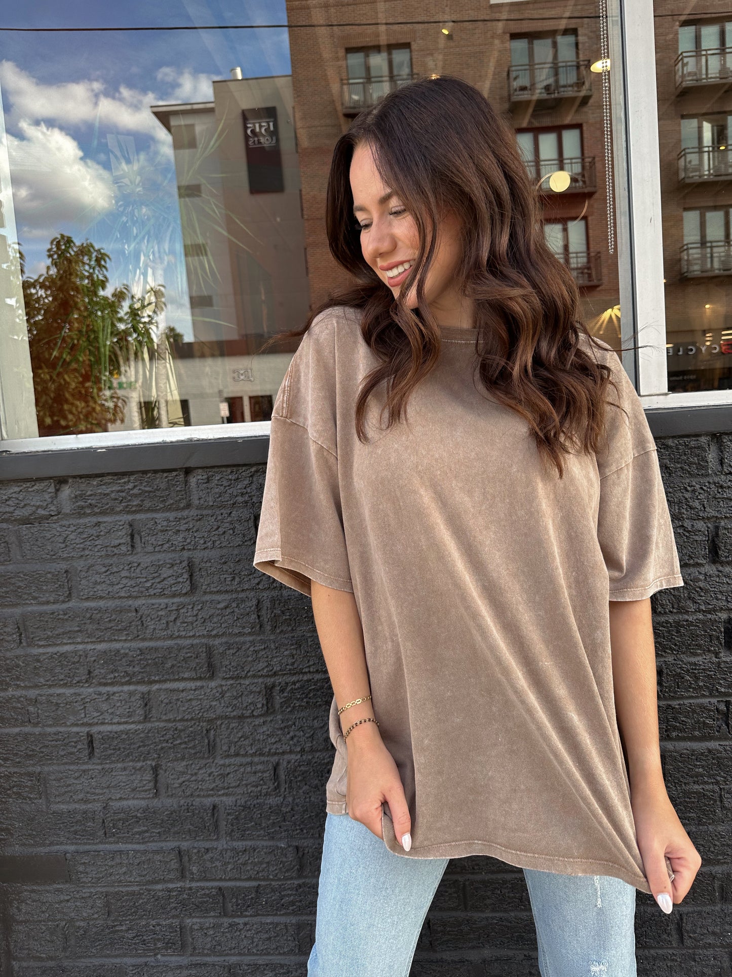 cool + chill oversized tee