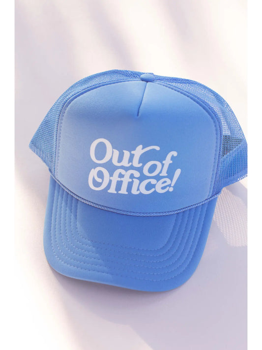 out of office trucker hat