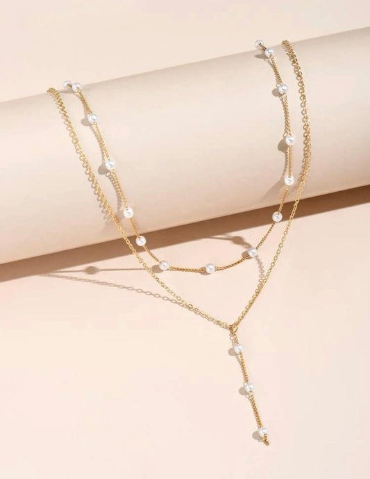 sophia pearl drop necklace